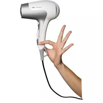Braun Satin Hair 5 HD580 sušič, 2500 W, 2 rýchlosti, 3 teploty, závesné očko, biely Braun Satin Hair 5 HD580 sušič, 2500 W, 2 rýchlosti, 3 teploty, závesné očko, biely