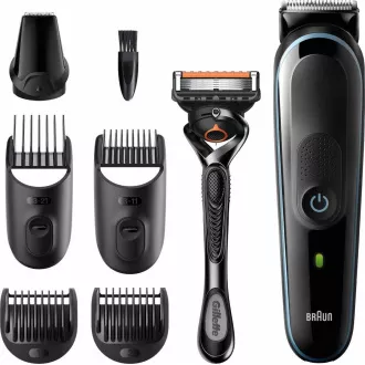 Braun Multigroomer 5 MGK5355 7in1 zastrihávač fúzov a vlasov, 13x nastavenie dĺžky, + Gillette Braun Multigroomer 5 MGK5355 7in1 zastrihávač fúzov a vlasov, 13x nastavenie dĺžky, + Gillette