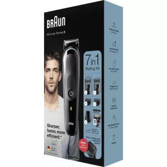 Braun Multigroomer 5 MGK5355 7in1 zastrihávač fúzov a vlasov, 13x nastavenie dĺžky, + Gillette Braun Multigroomer 5 MGK5355 7in1 zastrihávač fúzov a vlasov, 13x nastavenie dĺžky, + Gillette