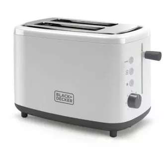 Black+Decker BXTO820E hriankovač, 820 W, 2 hrianky, regulácia opekania, biely Black+Decker BXTO820E hriankovač, 820 W, 2 hrianky, regulácia opekania, biely