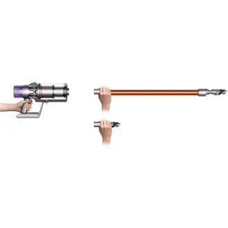 Dyson V10 Absolute 2023 akumulátorový vysávač, tyčový, cyklónový, HEPA filter, 3 úrovne sania, LED indikátory