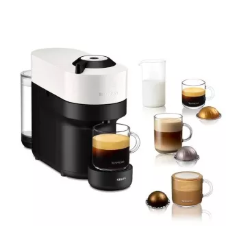Krups Nespresso XN920110 Vertuo Pop kapsulový kávovar, 1500 W, Wi-Fi. Bluetooth, 4 veľkosti kávy, biely - Rozbalené Krups Nespresso XN920110 Vertuo Pop kapsulový kávovar, 1500 W, Wi-Fi. Bluetooth, 4 veľkosti kávy, biely - Rozbalené