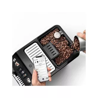 DeLonghi Eletta Explore ECAM 450.65.S automatické espresso, 1450 W, 19 Bar, Smart, displej, vstavaný mlynček