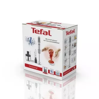 Tefal HB65KD38 QuickChef ponorný tyčový mixér, 1000 W, 20 rýchlostí, 4 nože, mixovacia nádoba, nádoba na kosenie Tefal HB65KD38 QuickChef ponorný tyčový mixér, 1000 W, 20 rýchlostí, 4 nože, mixovacia nádoba, nádoba na kosenie