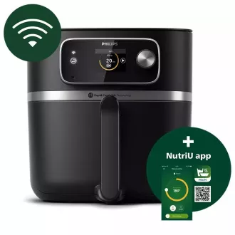 Philips 7000 Series Airfryer Combi XXL Connected HD9880/90 teplovzdušná fritéza, 2200 W, Wi-Fi, automatické programy Philips 7000 Series Airfryer Combi XXL Connected HD9880/90 teplovzdušná fritéza, 2200 W, Wi-Fi, automatické programy