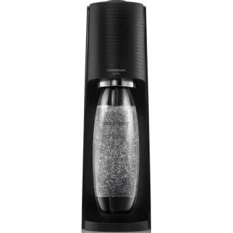 SodaStream Terra Black výrobník sódy, mechanický, 2x 1l fľaša SodaStream Fuse, bombička s CO2, čierny - Použité SodaStream Terra Black výrobník sódy, mechanický, 2x 1l fľaša SodaStream Fuse, bombička s CO2, čierny - Použité