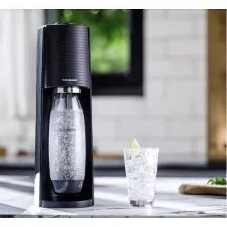 SodaStream Terra Black výrobník sódy, mechanický, 2x 1l fľaša SodaStream Fuse, bombička s CO2, čierny SodaStream Terra Black výrobník sódy, mechanický, 2x 1l fľaša SodaStream Fuse, bombička s CO2, čierny