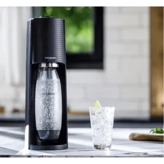 SodaStream Terra Black výrobník sódy, mechanický, 2x 1l fľaša SodaStream Fuse, bombička s CO2, čierny - Rozbalené SodaStream Terra Black výrobník sódy, mechanický, 2x 1l fľaša SodaStream Fuse, bombička s CO2, čierny - Rozbalené