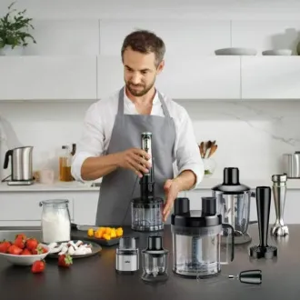 Braun MultiQuick 9 MQ9135XI tyčový mixér, 1200 W, ActiveBlade, plynulá regulácia rýchlostí, SmartSpeed - Rozbalené Braun MultiQuick 9 MQ9135XI tyčový mixér, 1200 W, ActiveBlade, plynulá regulácia rýchlostí, SmartSpeed - Rozbalené