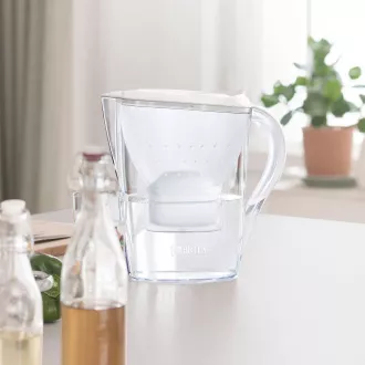 Brita Marella Cool white + 6 Maxtra Pro All-In-1 filtračná kanvica, 2, 4 l, indikátor výmeny filtra, 6x filtračná patróna Brita Marella Cool white + 6 Maxtra Pro All-In-1 filtračná kanvica, 2, 4 l, indikátor výmeny filtra, 6x filtračná patróna