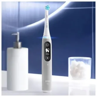 Oral-B iO Series 6s elektrická zubná kefka, časovač, tlakový senzor, 5 programov, aplikácia Oral-B, šedá