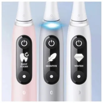 Oral-B iO Series 6s elektrická zubná kefka, časovač, tlakový senzor, 5 programov, aplikácia Oral-B, šedá