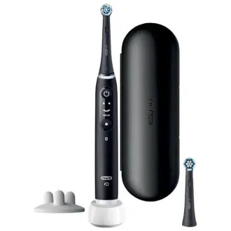 Oral-B iO Series 6s elektrická zubná kefka, časovač, tlakový senzor, 5 programov, aplikácia Oral-B, čierna Oral-B iO Series 6s elektrická zubná kefka, časovač, tlakový senzor, 5 programov, aplikácia Oral-B, čierna