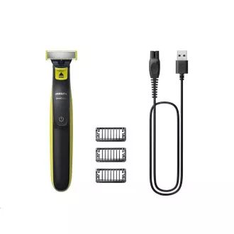 Philips OneBlade QP2724/10 zastrihávač na tvár, USB nabíjanie, 3 hrebene, vodotesný Philips OneBlade QP2724/10 zastrihávač na tvár, USB nabíjanie, 3 hrebene, vodotesný