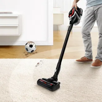 Bosch Unlimited Series 8 tyčový vysávač, akumulátorový, 63 dB, bezvreckový, čierna
