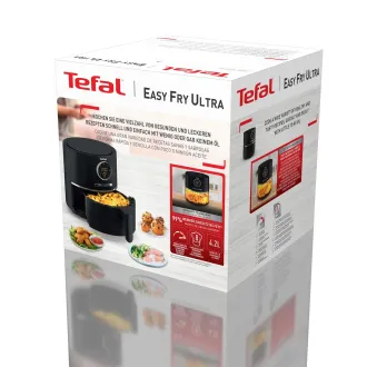 Tefal Ultra Fry EY1118 teplovzdušná fritéza, 4.2 l, od 80 do 200 ° C, čierna