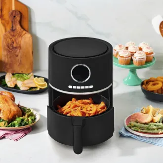 Tefal Ultra Fry EY1118 teplovzdušná fritéza, 4.2 l, od 80 do 200 ° C, čierna
