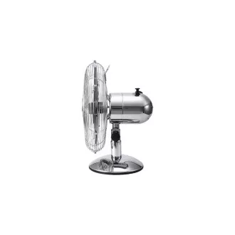 Orava SF-100 X stolný oscilujúci ventilátor, 3 stupne rýchlosti, oscilácia doprava a doľava, strieborná Orava SF-100 X stolný oscilujúci ventilátor, 3 stupne rýchlosti, oscilácia doprava a doľava, strieborná