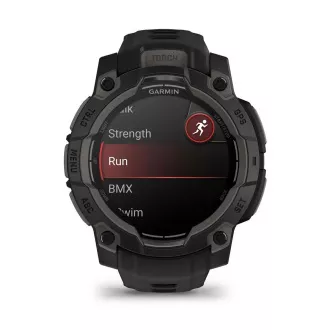Garmin Instinct 3 – 45 mm, AMOLED, Čierne s čiernym pásikom