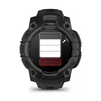 Garmin Instinct 3 – 45 mm, AMOLED, Čierne s čiernym pásikom