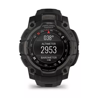 Garmin Instinct 3 – 45 mm, AMOLED, Čierne s čiernym pásikom