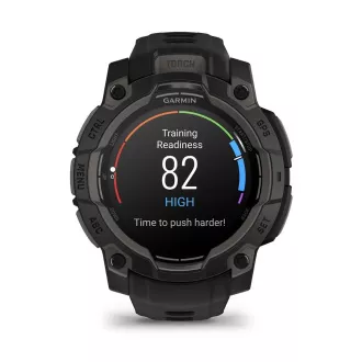 Garmin Instinct 3 – 45 mm, AMOLED, Čierne s čiernym pásikom