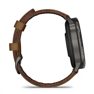Garmin Venu 4 (45 mm) Slate / Čierny silikónový remienok a Hnedý kožený remienok, EU