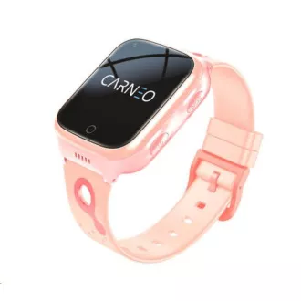 CARNEO detské GPS hodinky GuardKid+ 4G Platinum pink