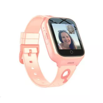 CARNEO detské GPS hodinky GuardKid+ 4G Platinum pink
