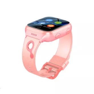 CARNEO detské GPS hodinky GuardKid+ 4G Platinum pink
