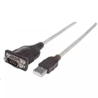 MANHATTAN Prevodník z USB na sériový port (Prolific PL-2303RA Chip 1.8m)