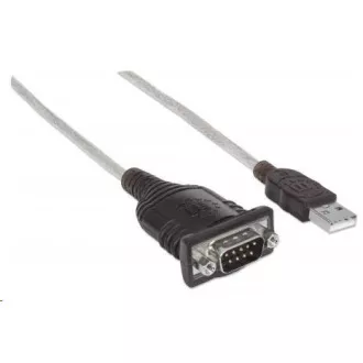 MANHATTAN Prevodník z USB na sériový port (Prolific PL-2303RA Chip 1.8m)
