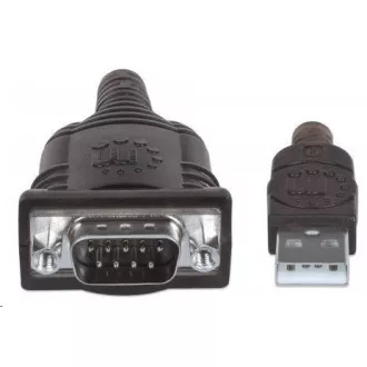 MANHATTAN Prevodník z USB na sériový port (Prolific PL-2303RA Chip 1.8m)