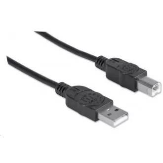 MANHATTAN Hi-Speed USB Device Cable, Type-A Male to Type-B Male, 0, 5m, Black MANHATTAN Hi-Speed USB Device Cable, Type-A Male to Type-B Male, 0, 5m, Black
