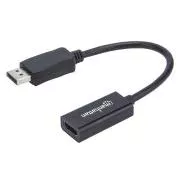 MANHATTAN Adaptér, DisplayPort, DP-Male/HDMI-Female, čierny