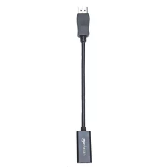 MANHATTAN Adaptér, DisplayPort, DP-Male/HDMI-Female, čierny