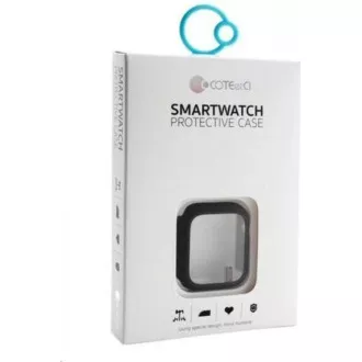 COTEetCI polykarbonátové púzdro s ochranou displeja pre Apple Watch 41 mm modrá