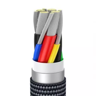Baseus Crystal Shine Series nabíjací / dátový kábel USB-C / USB-C 100W 1, 2m, čierna Baseus Crystal Shine Series nabíjací / dátový kábel USB-C / USB-C 100W 1, 2m, čierna