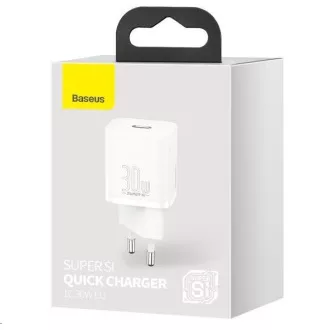 Baseus Super Si rýchlonabíjací adaptér IC 30W biela
