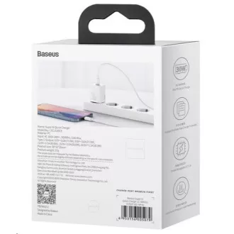 Baseus Super Si rýchlonabíjací adaptér IC 30W biela