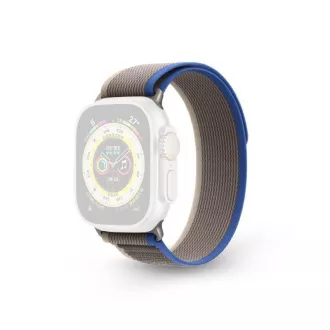 RhinoTech remienok Ultra Wild Trail pre Apple Watch 38/40/41mm modrá/sivá