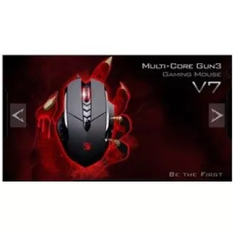 A4tech BLOODY V7 herná myš, až 3200DPI, V-Track technológie, 160KB pamäť, USB, CORE 3, kovové podložky A4tech BLOODY V7 herná myš, až 3200DPI, V-Track technológie, 160KB pamäť, USB, CORE 3, kovové podložky