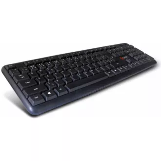 C-TECH klávesnica KB-102 USB, slim, black, SK/SK C-TECH klávesnica KB-102 USB, slim, black, SK/SK