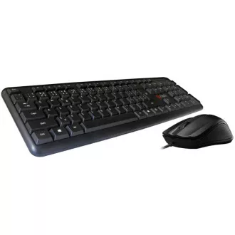 C-TECH klávesnica KB-102 USB, slim, black, SK/SK C-TECH klávesnica KB-102 USB, slim, black, SK/SK