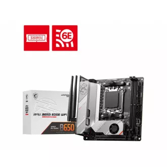MSI MB Sc AM5 MPG B650 EDGE WIFI, AMD B650, 2x DDR5, 1x HDMI, WI-FI, mini-ITX