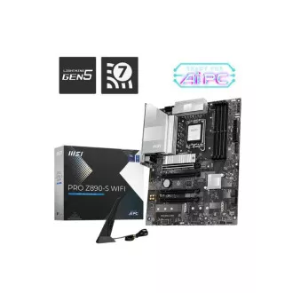 MSI MB Sc LGA1851 PRE Z890-S WIFI, Intel Z890, 4xDDR5, 1xDP, 1xHDMI, 1xDP Type-C, WI-FI