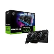 MSI VGA NVIDIA GeForce RTX 5060 8G GAMING OC, RTX 5060, 8GB GDDR7, 3xDP, 1xHDMI
