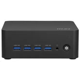 MSI PC Cubi AI 8M-004BEU, R9 8945HS, N/A, N/A SSD, N/A, No OS, Black