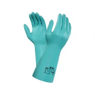 Chemické rukavice ANSELL SOL-VEX 37-695, máčané v nitrile, veľ. 10