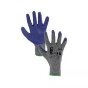 Povrstvené rukavice COLCA, šedo-modrá, veľ. 9